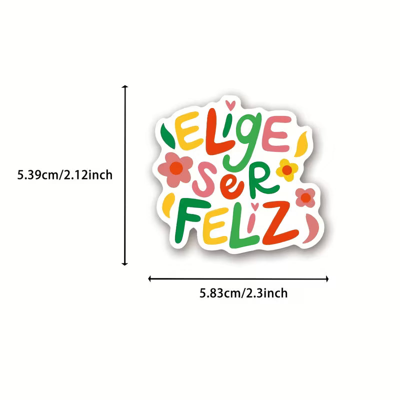 STICKERS FRASES INSPIRADORAS