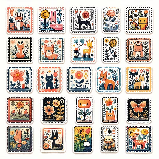 STICKERS ANIMALES CARTOON ADORABLE