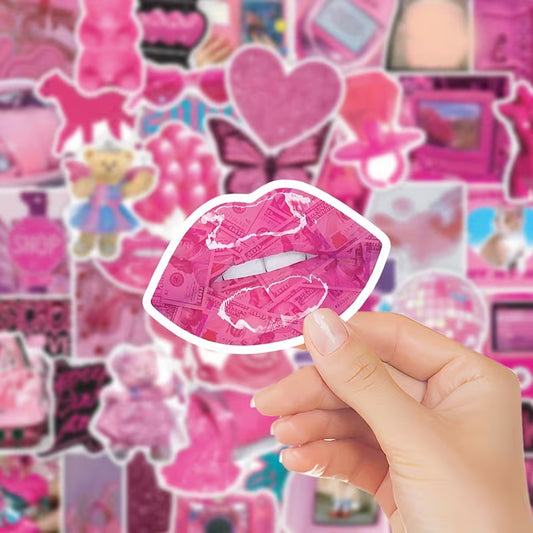 STICKERS ANIMADOS ROSADOS