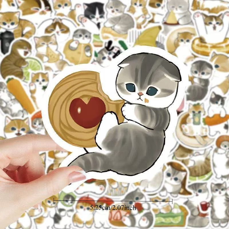STICKERS GATOS & COMIDA