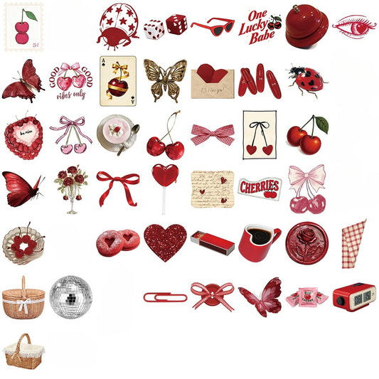 STICKERS COQUETTE RED