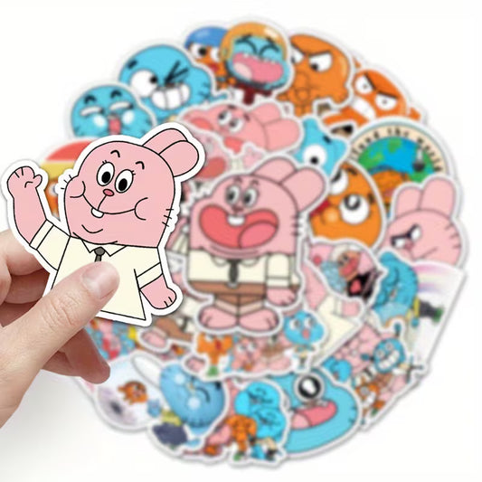 STICKERS EL MUNDO MARAVILLOSO DE GUMBALL
