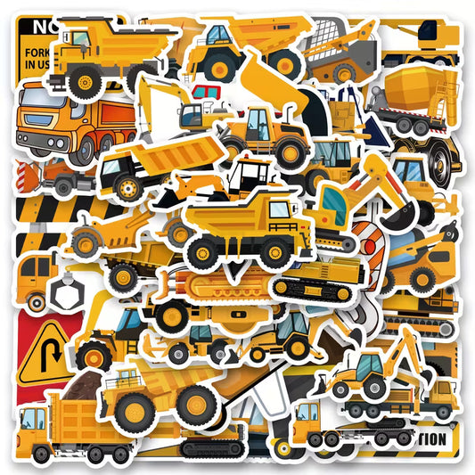 STICKERS VEHICULOS DE CONSTRUCCION
