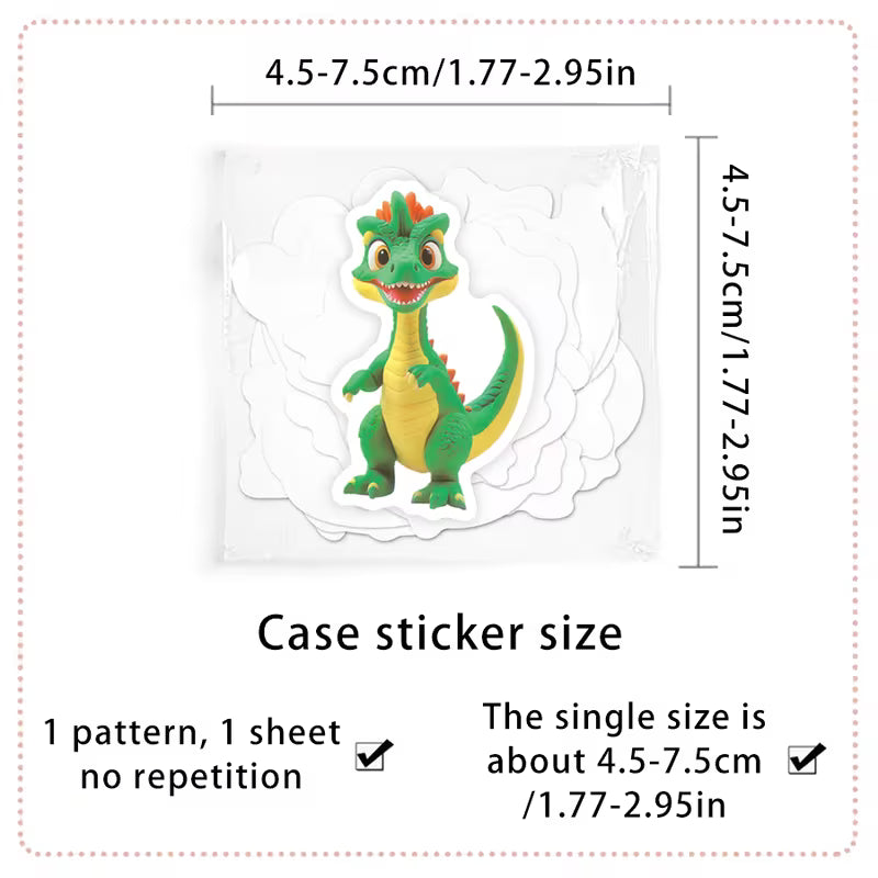 STICKERS DINOSAURIOS ANIMADOS