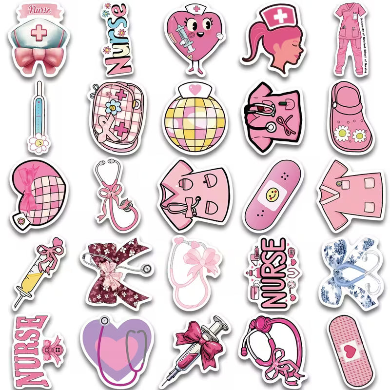 STICKERS ENFERMERA