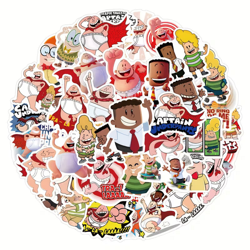 STICKERS CAPITAN CALZONCILLOS