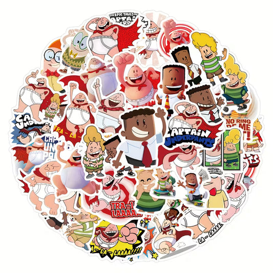 STICKERS CAPITAN CALZONCILLOS
