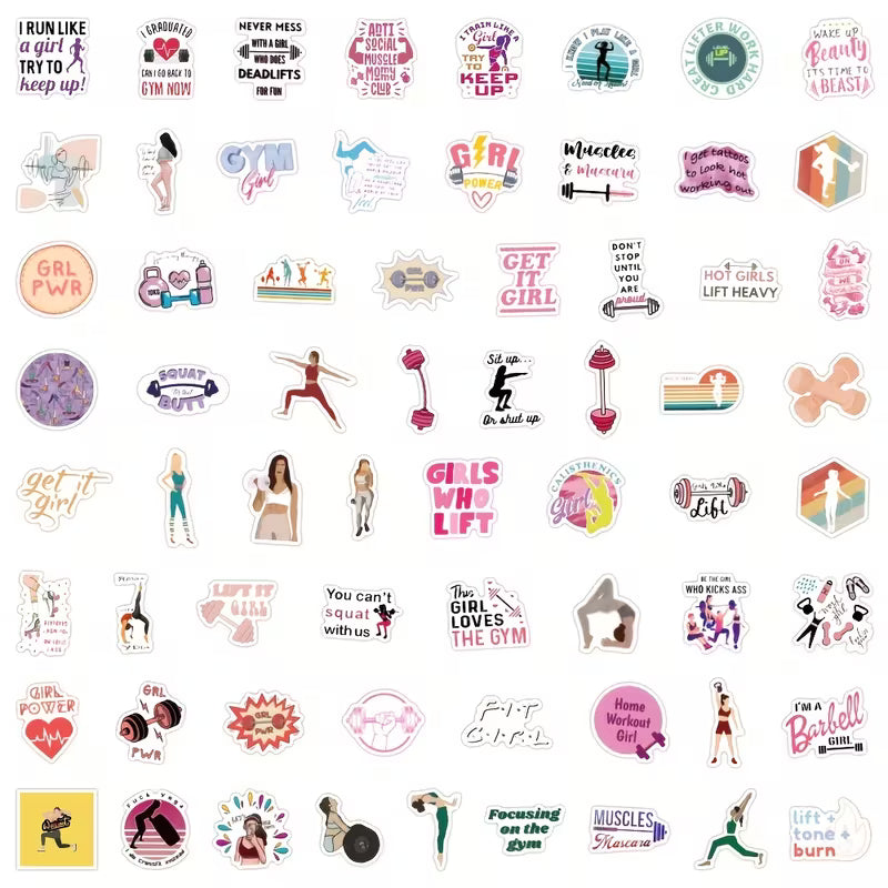 STICKERS GYMRAT
