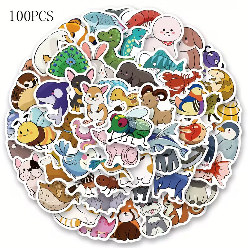 STICKERS ANIMALES ANIMADOS