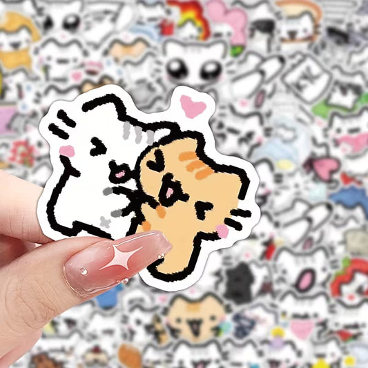 STICKERS GATITOS VINTAGE