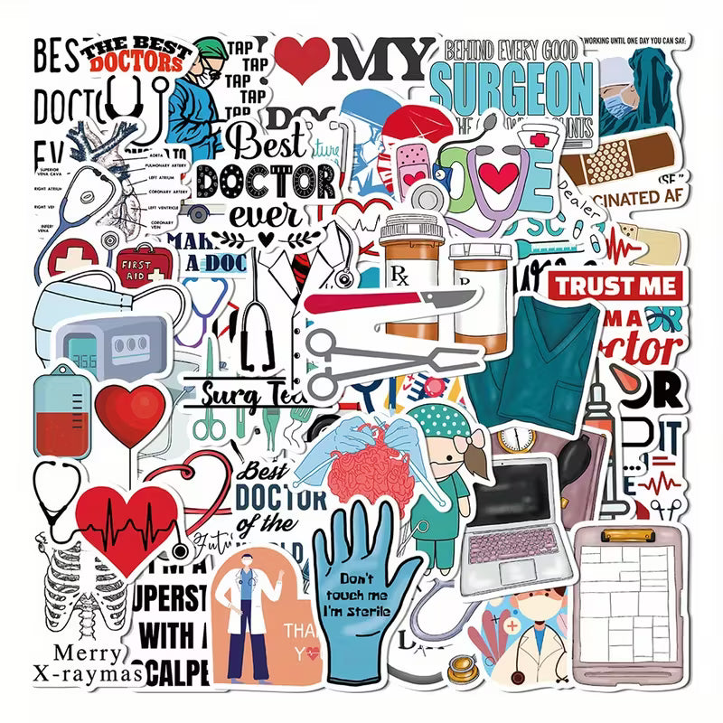 STICKERS MEDICINA