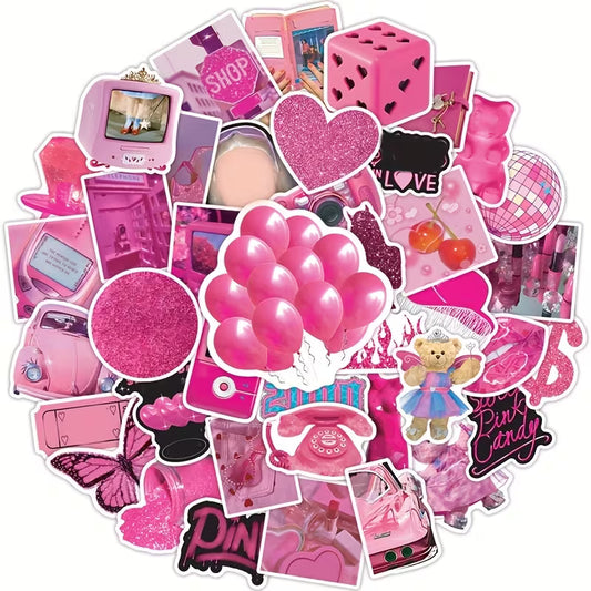 STICKERS ANIMADOS ROSADOS