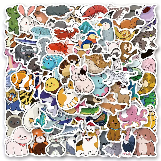STICKERS ANIMALES ANIMADOS