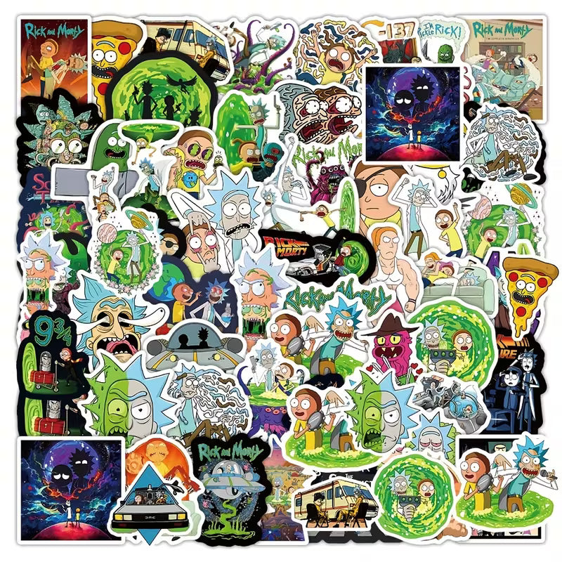 STICKERS RICK AND MORTY
