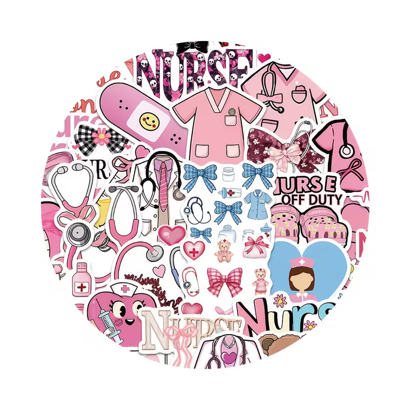 STICKERS ENFERMERA