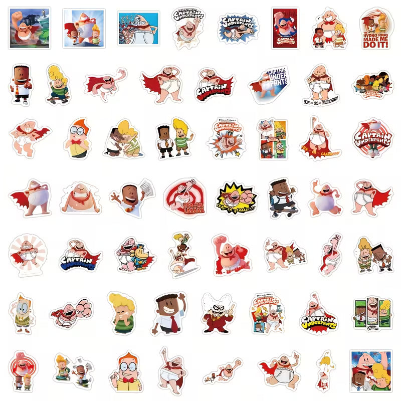 STICKERS CAPITAN CALZONCILLOS