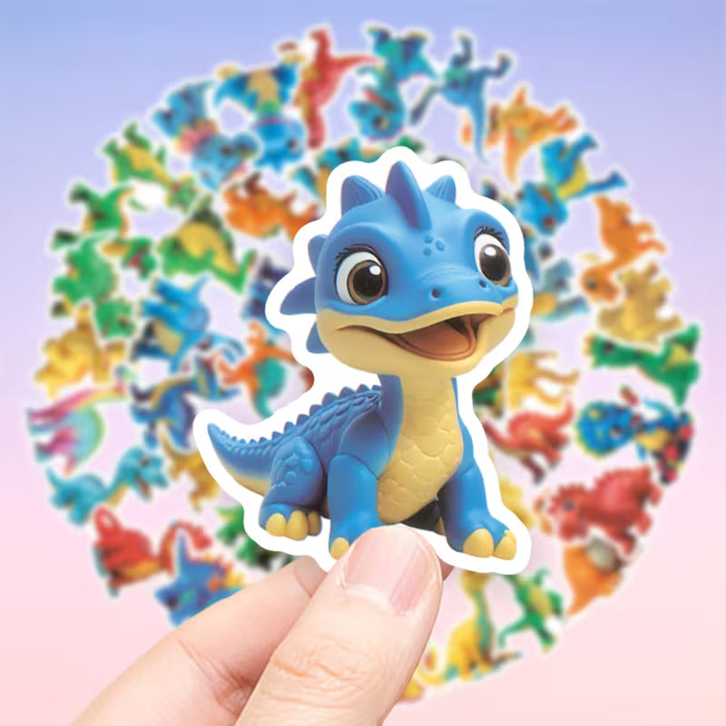 STICKERS DINOSAURIOS ANIMADOS