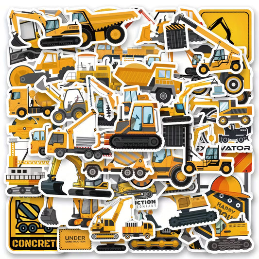 STICKERS VEHICULOS DE CONSTRUCCION