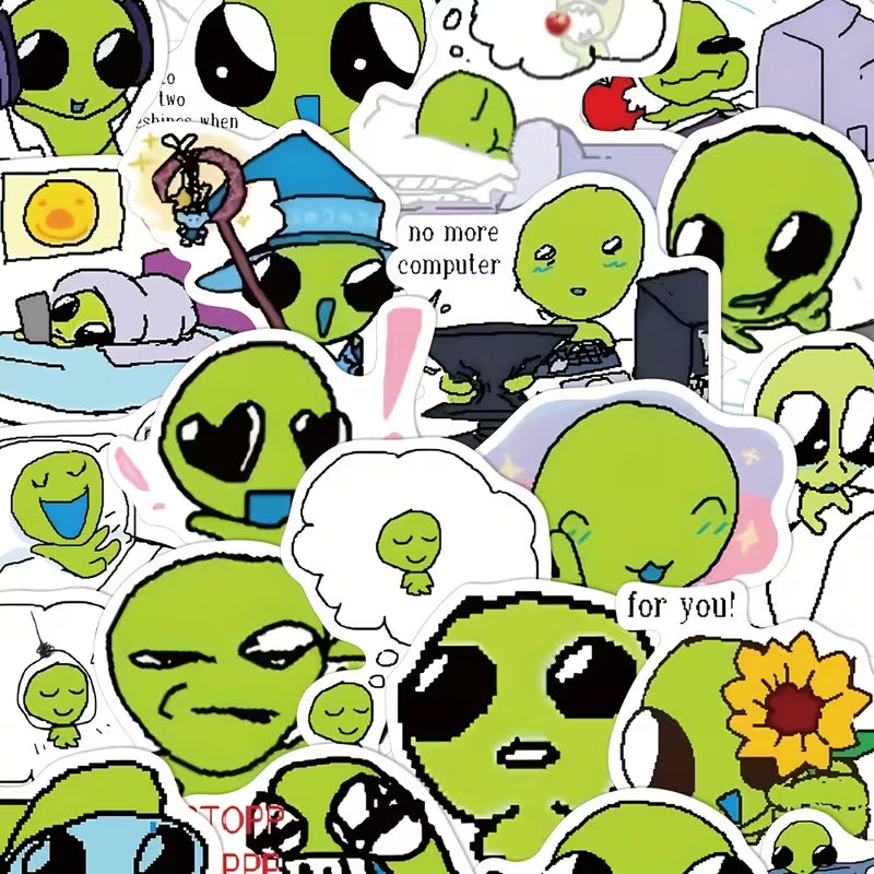 STICKERS ALIENIGENAS