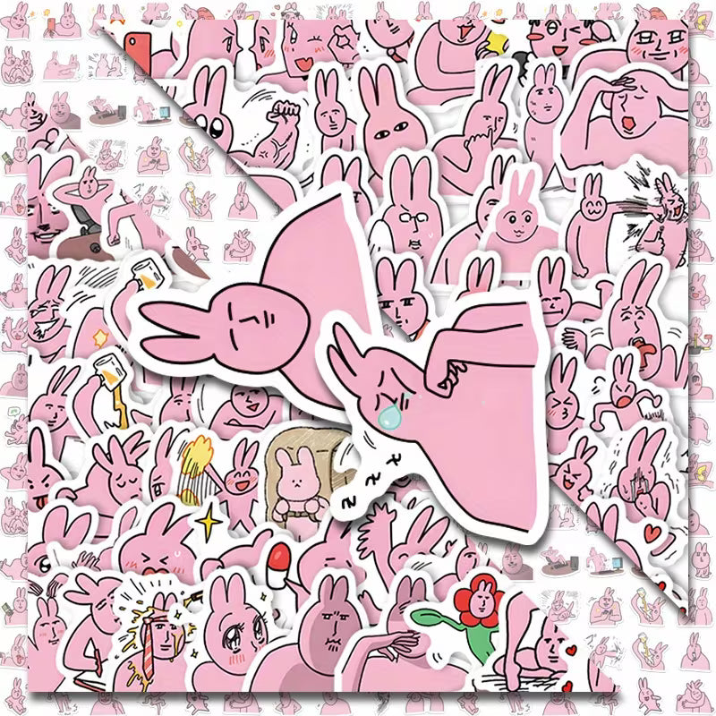 STICKERS CONEJITOS DE AMOR