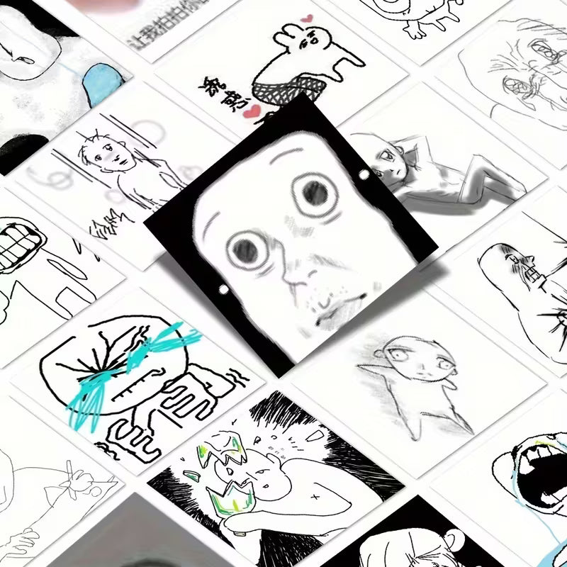 STICKERS EXPRESIONES LOCAS