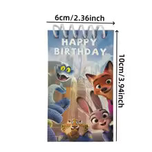 CUADERNO ESPIRAL ZOOTOPIA HAPPY BIRTHDAY