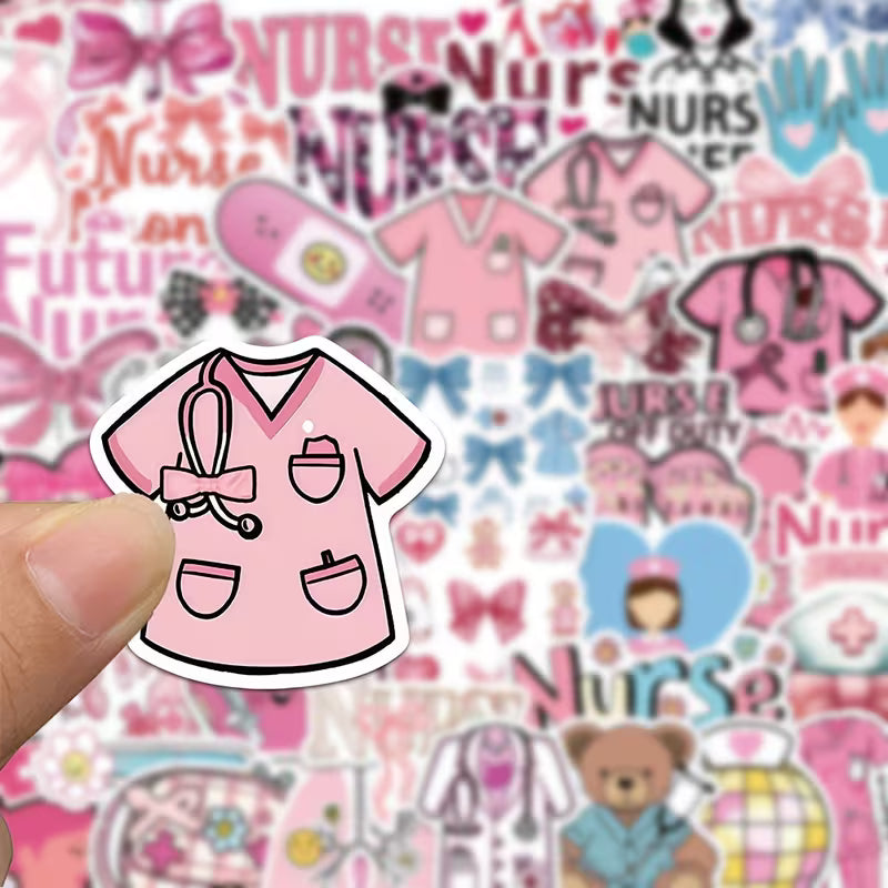 STICKERS ENFERMERA