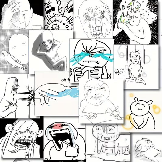 STICKERS EXPRESIONES LOCAS