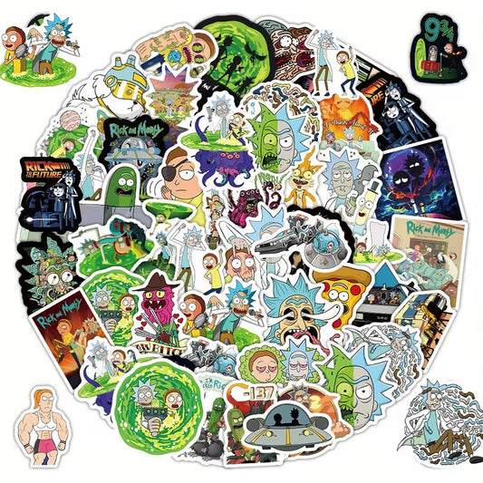 STICKERS RICK AND MORTY