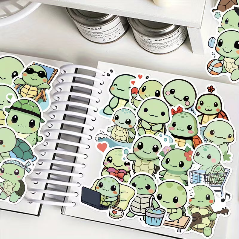 STICKERS TORTUGUITAS ANIMADAS