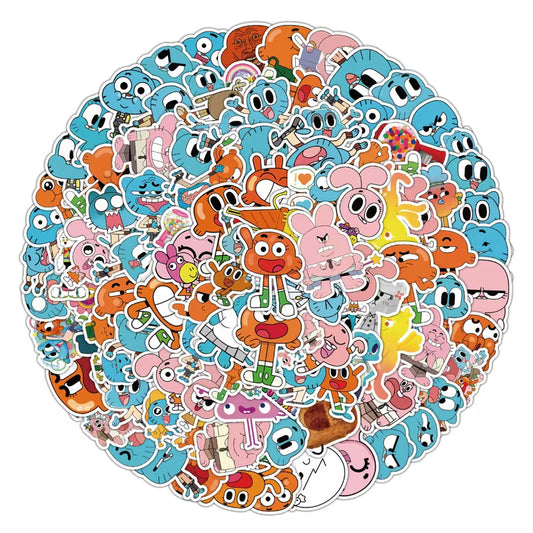STICKERS EL MUNDO MARAVILLOSO DE GUMBALL