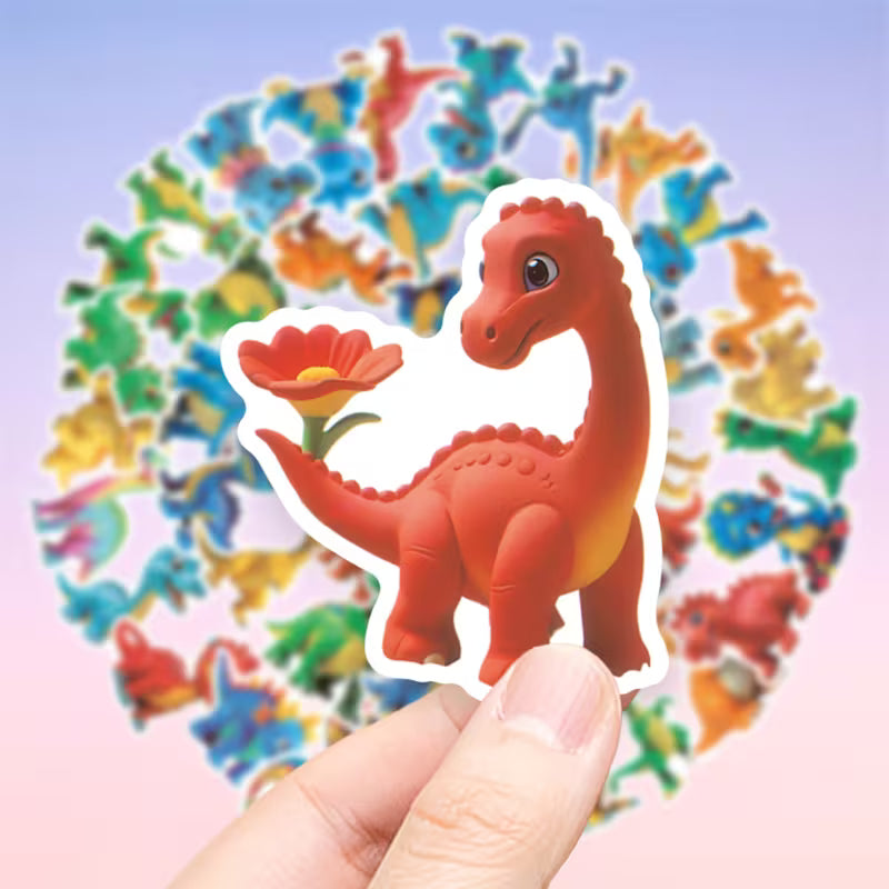 STICKERS DINOSAURIOS ANIMADOS